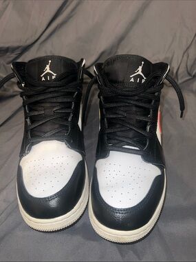 Nike Air Jordan One Mid Multi-Color Swoosh